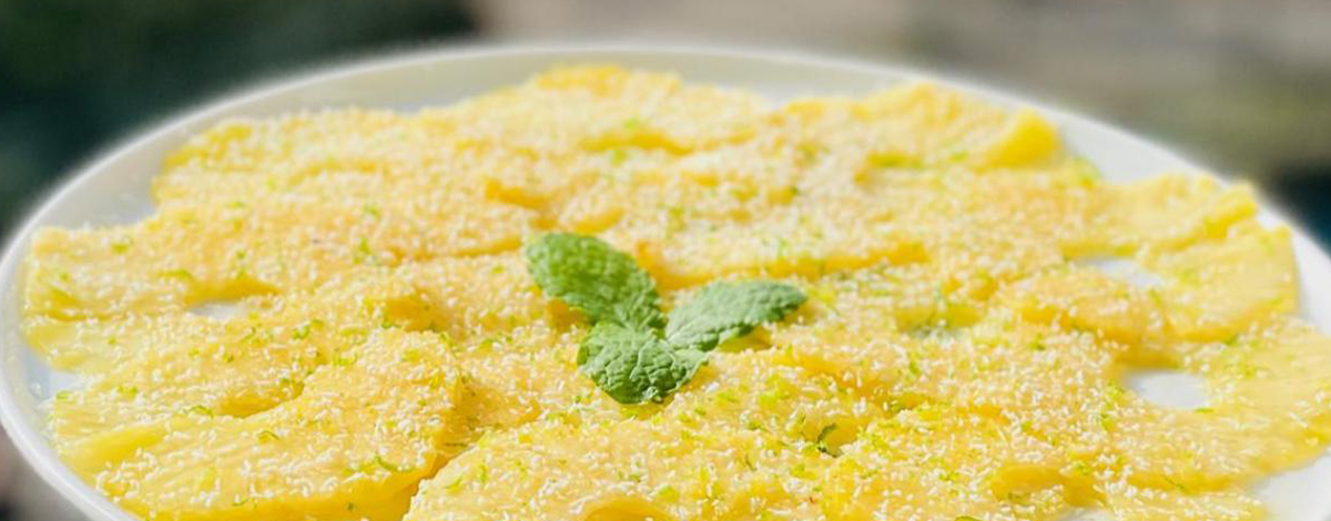 carpaccio ananas