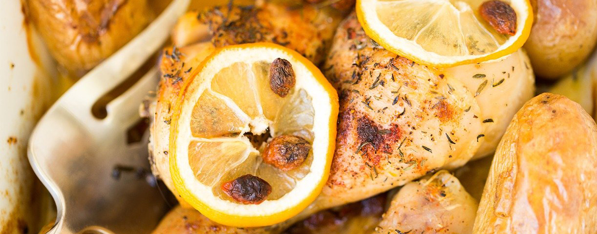 poulet citron huile coco