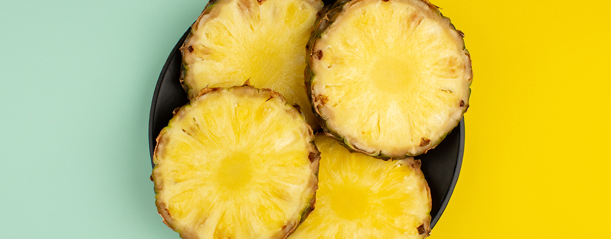 ananas flambe huile de coco