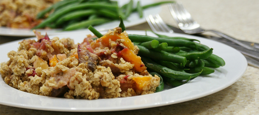 crumble poisson lait de coco